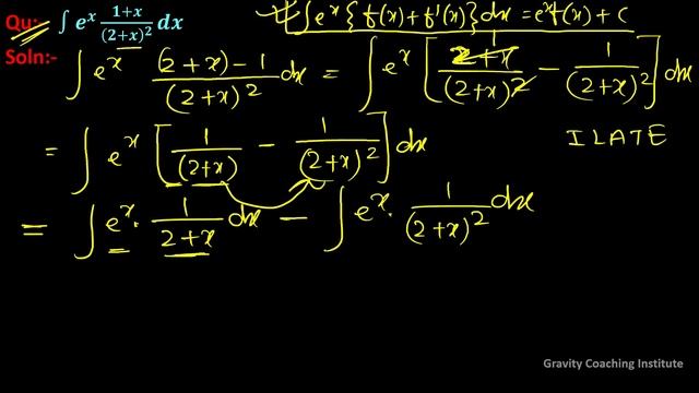 Q82 | Integrate ∫e^x (1+x)/(2+x)^2 | Integration of e^x (1+x)/(2+x)^2 | Integral of e^x(1+x)/(2+x)^ смотреть онлайн