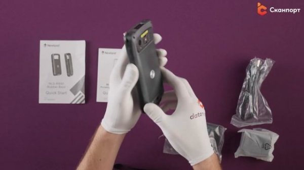 Распаковка терминала сбора данных Newland MT90 Orca