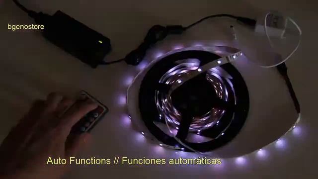Tira LED SMD 5050 mando a distancia 44 funciones // LED Strip SMD 5050 Remote 44 Functions смотреть онлайн