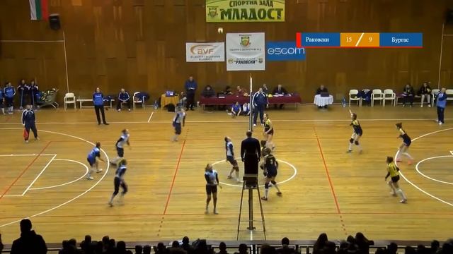 ВК "Раковски" 3:0 ВК"Бургас 2007" НВЛ жени смотреть онлайн