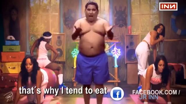 Nicki Minaj Anaconda parody Estoy bien gordinflón by INN English subtitles смотреть онлайн