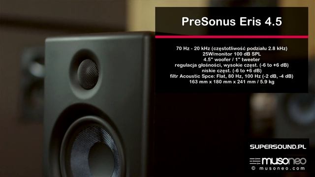 PreSonus Eris E4.5- Monitory Studyjne