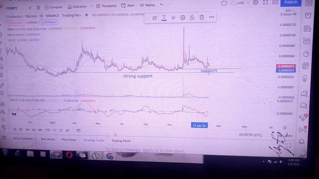 COS WITH BTC PAIR IS GOING TO PUMP  AS BTC DOMINANCE DERCEASE-PRICE PREDICTION-CHART ANALYSIS-SIGNA