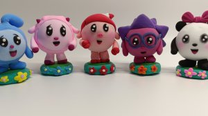 Лепка для детей.Лепим малышариков.