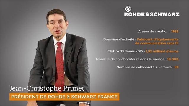 Les Entretiens Dirigeants - Entreprise ROHDE & SCHWARZ смотреть онлайн