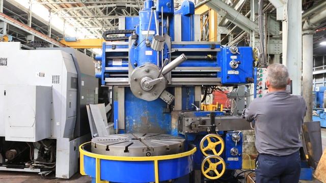 43" DEFUM VERTICAL TURRET LATHE смотреть онлайн