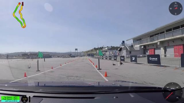 Practice AutoX at Lexus Performance School at Laguna Seca смотреть онлайн