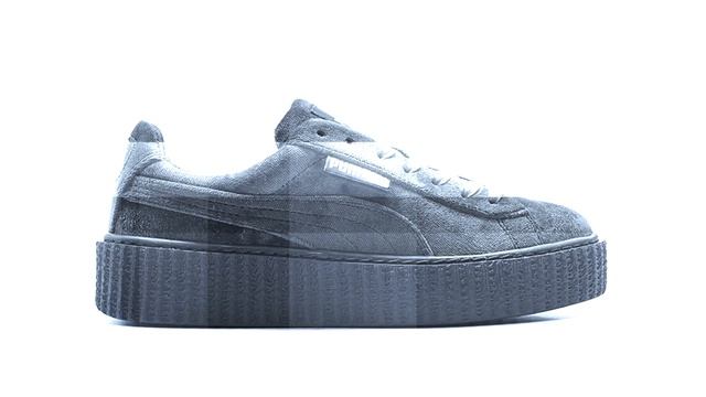 Puma Creeper Velvet x Fenty by Rihanna Puma "Glacier Gray" смотреть онлайн