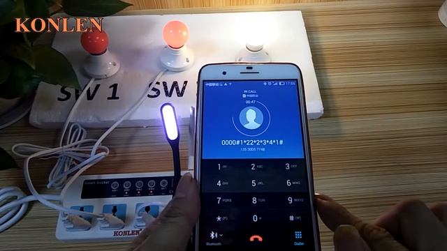 KONLEN 16A GSM Socket смотреть онлайн