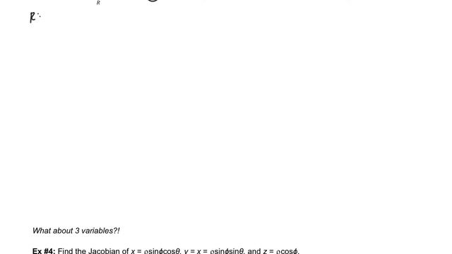 Calc 3 15.9 Notes: Change of Variables in Multiple Integrals смотреть онлайн