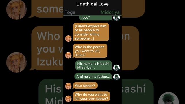 UNETHICAL LOVE ONESHOT / IZUKU MIDORIYA X HIMIKO TOGA / MHA TEXTING STORIES смотреть онлайн