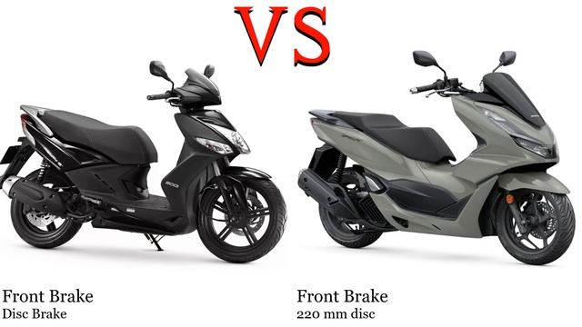 Kymco Agility 125 vs Honda PCX 125 Test specification comparison смотреть онлайн