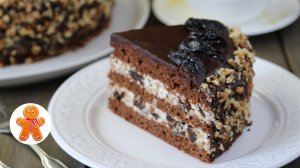 Торт "Чернослив в шоколаде"