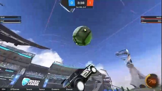 ZEN показал фантастические механики в Rocket League! Неожиданные трюки на поле ⚽🚗🔥