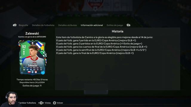 ZALEWSKI CAMINO A LA GLORIA DE LA EURO - EA FC 24 смотреть онлайн