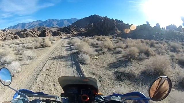 Alabama Hills Slow Ride On Betty Boop, The TW200