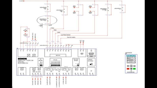 DRIVE/VFD DRAWING-SIEMENS G120 DRAWING : POWER AND CONTROL CIRCUIT DIAGRAM - HINDI VLOG