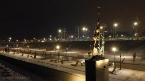 Набережная Тольятти 1 этап Зима