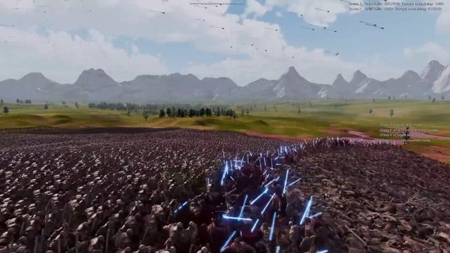 10 SUPER ARCHERS & 3,000 LASER KNIGHTS DEFEND MT OLYMPUS FROM 2,000,000 ORCS | UEBS 2 смотреть онлайн