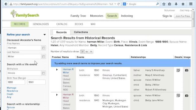 Familysearch
