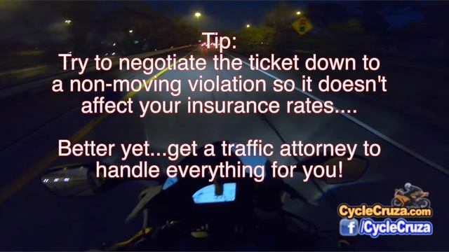 CycleCruza Speeding Ticket Update - (How To Beat A Speeding Ticket)