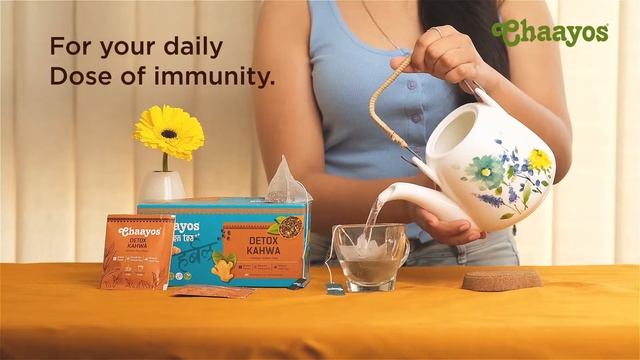Chaayos Green Tea Detox Kahwa - Herbal Teas from Chaayos смотреть онлайн