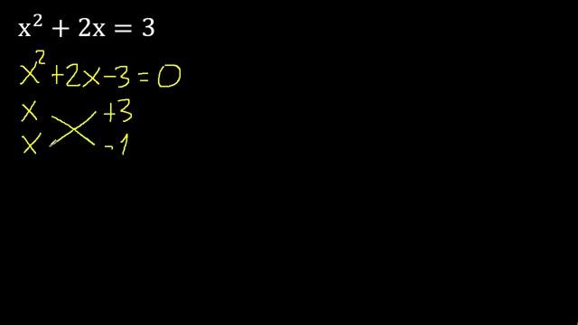 x^2+2x=3 , ecuaciones cuadraticas , hallar x con exponente 2 смотреть онлайн
