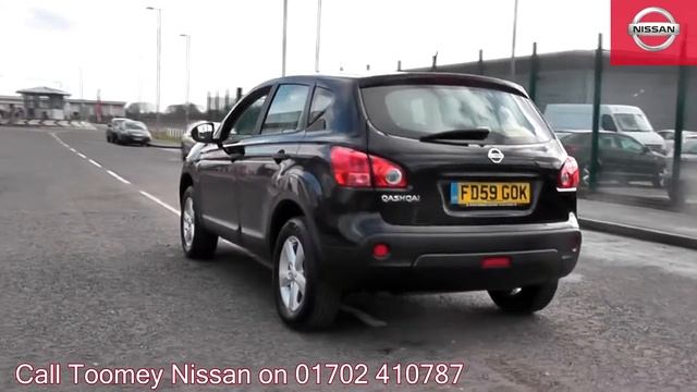 2010 Nissan Qashqai Visia 1.6l Black FD59GOK for sale at Toomey Nissan Southend смотреть онлайн