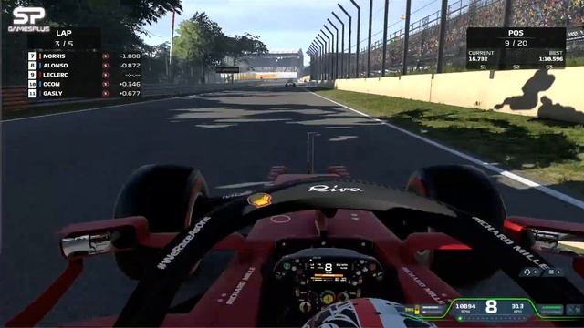 F1 2021 Gameplay - Ferrari X Charles Leclerc Onboard  At São Paulo, Brazil ( Driver Of The Day )