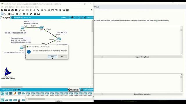 Cisco Packet Tracer Activity Wizard Variable Manager Glitch смотреть онлайн