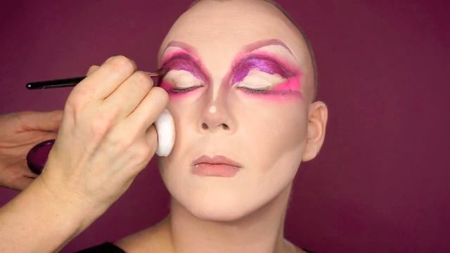 MAKEUP BY THE VILLBERGS - Pink Cotton Candy Drag Makeup Tutorial смотреть онлайн