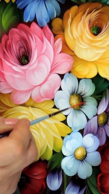 Жостовский поднос | Zhostovo Tray #shorts