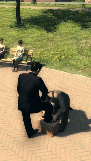 Реализм в Мафии 2: Чистка обуви #shorts #mafia #mafia2 #мафия #мафия2 смотреть онлайн