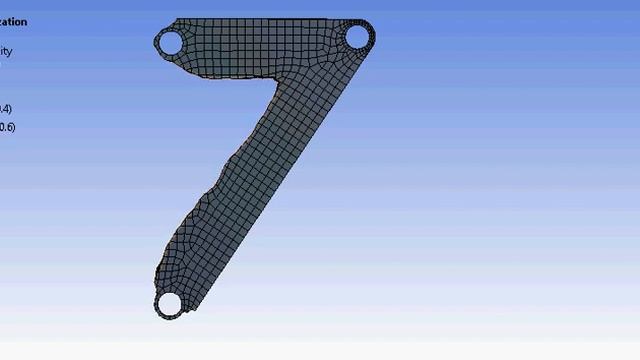 ANSYS 18.1 - Topology Optimization of a Bracket смотреть онлайн