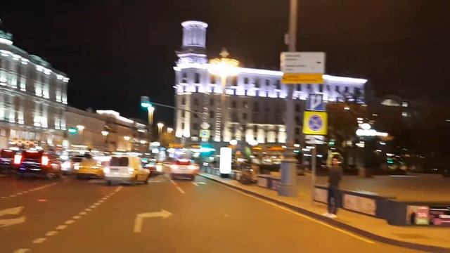 МОСКВА. ПУШКИНСКАЯ ПЛОЩАДЬ ВЕЧЕРОМ смотреть онлайн