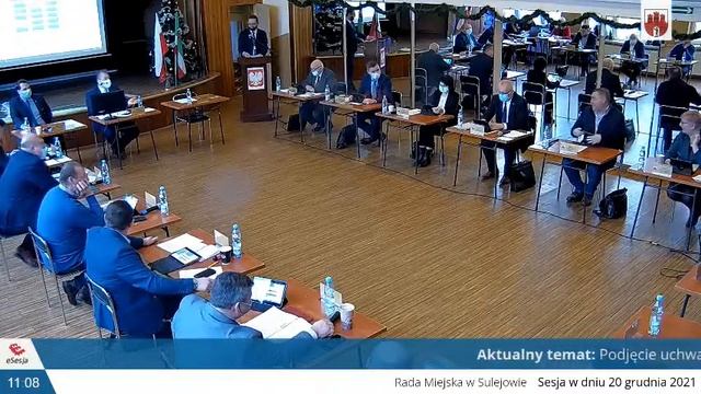 XLI Sesja Rady Miejskiej w Sulejowie смотреть онлайн