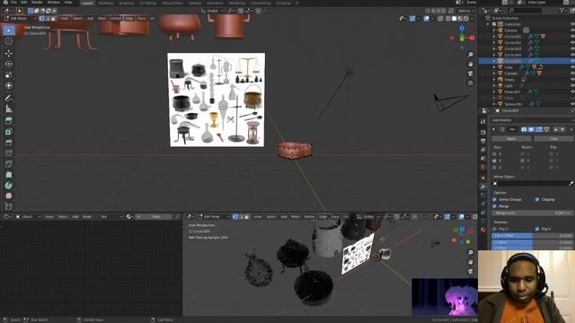 3D Modeling Timelapse | Alchemy Set Pt. 3 | Blender 2.82
