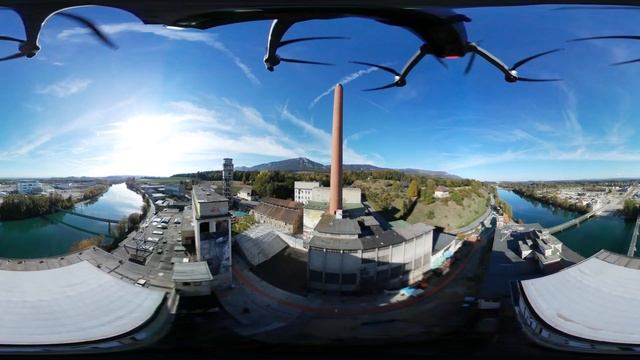 360° Attisholz Areal Drohnen Flug 2018 смотреть онлайн