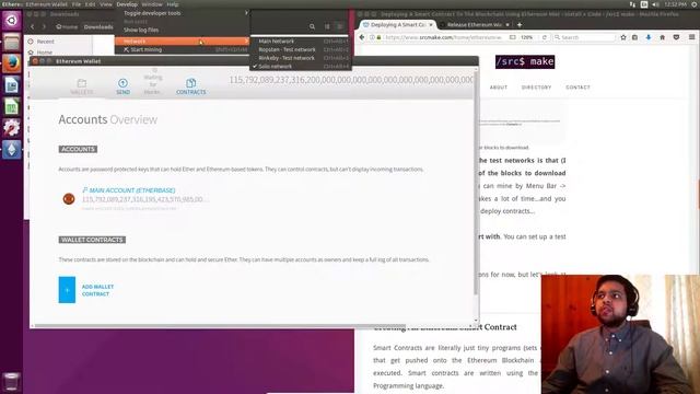 Deploying A Smart Contract To The Ethereum Blockchain w/ Mist смотреть онлайн