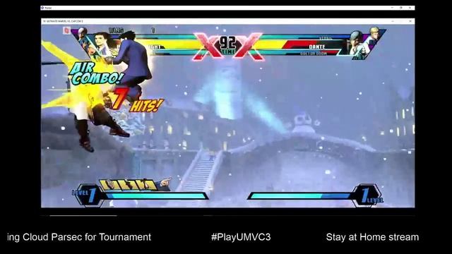 UMVC3 Parsec Tournament Spidey3211 Vs Sparda 05/04/20