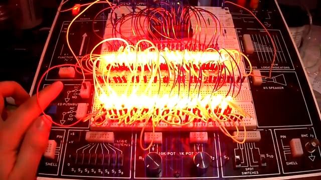 Arduino LED Array w/ pushbutton interrupt смотреть онлайн