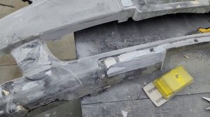 Восстановил передний бампер Лансер 9 - Восстановление Mitsubishi Lancer IX - часть 5