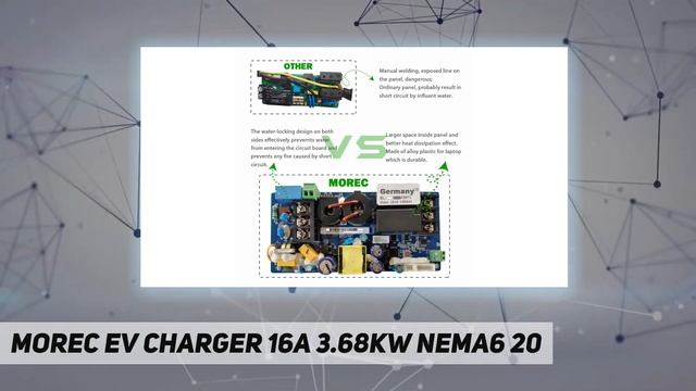 Morec EV Charger 16A 3.68KW NEMA6 20 - Review 2023 смотреть онлайн