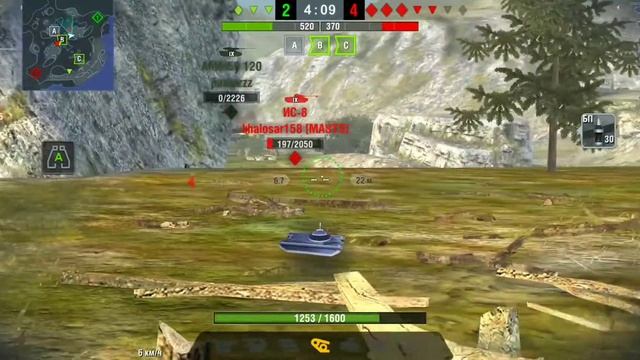 Vickers CR • 3300 DMG • 2 СТЕПЕНЬ • 3 KILL• Медаль Колобанова