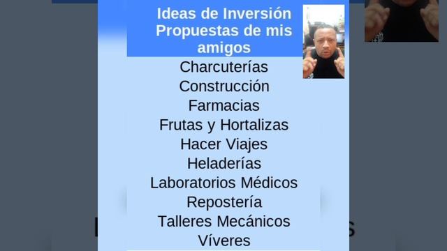 ¿en qué negocio invertirían estando en Caracas? смотреть онлайн