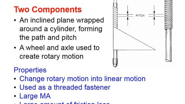 Simple Machines - Inclined Plane, Wedge & Screw
