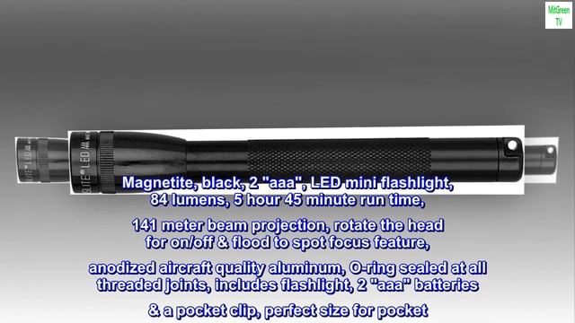 Maglite Mini LED 2-Cell AAA Flashlight Black - SP32016 смотреть онлайн