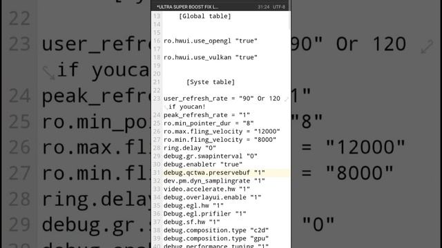 Gaming Performance: SetEdit Codes (No Root) +120fps Boost UNLEASHE THE PERF+ #fixlag #ffmax #90fps смотреть онлайн