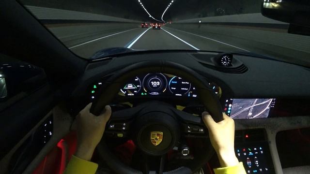 Porsche Taycan Base POV drive смотреть онлайн