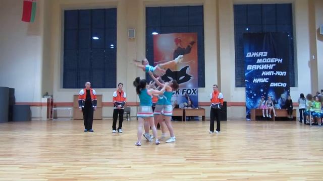 Митсо Групповой стант all girl Cheer-Grodno 2013 смотреть онлайн